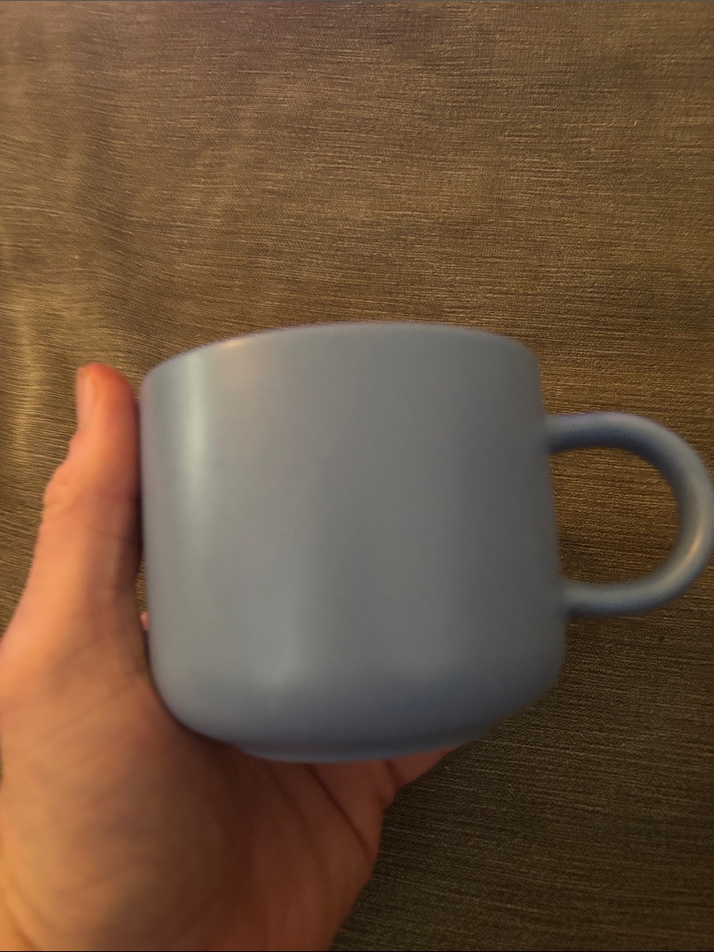 Matte Light Blue Ceramic Mug from IKEA 12011
